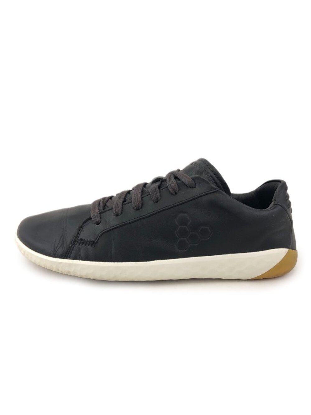 Vivobarefoot Geo Court Black Leather Sneakers EUR 39